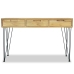 Mesa consola de teca maciza 120x35x76 cm