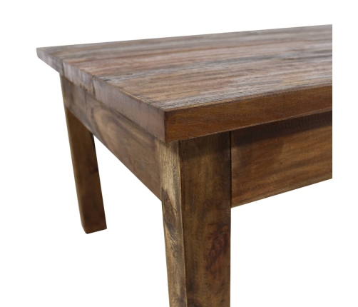 Mesa de centro madera maciza de caoba 98x73x45 cm