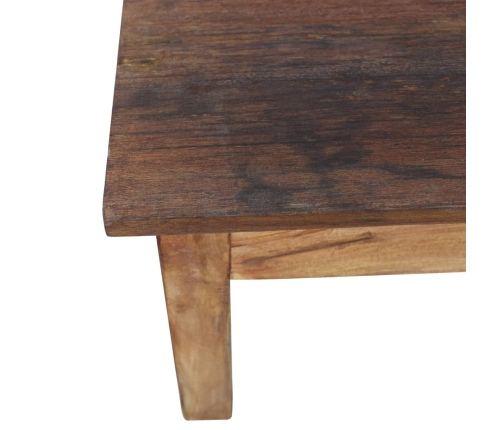 Mesa de centro madera maciza de caoba 98x73x45 cm