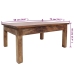 Mesa de centro madera maciza reciclada 98x73x45 cm