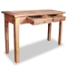 Mesa consola de madera maciza de caoba 123x42x75 cm