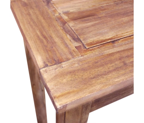 Mesa consola de madera maciza reciclada 123x42x75 cm