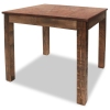 vidaXL Mesa de comedor de madera maciza reciclada 82x80x76 cm