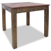 Mesa de comedor de madera reciclada mixta 82x80x76 cm