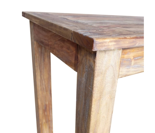 Mesa de comedor de madera maciza de caoba 120x60x77 cm