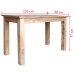 Mesa de comedor de madera maciza reciclada 120x60x77 cm