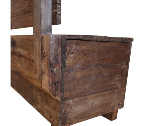 Banco de madera maciza de caoba 86x40x60 cm