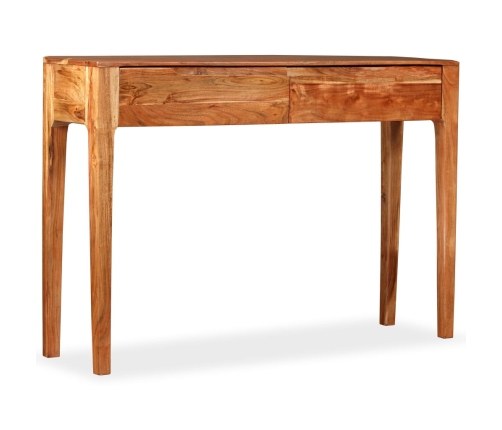 Mesa consola de madera maciza 118x30x80 cm