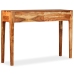 Mesa consola de madera maciza 118x30x80 cm