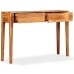 Mesa consola de madera maciza 118x30x80 cm