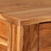 Mesa consola de madera maciza 118x30x80 cm