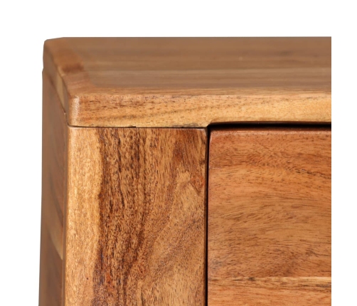 Mesa consola de madera maciza 118x30x80 cm