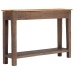 Mesa consola de madera maciza vintage 118x30x80 cm