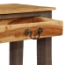 Mesa consola de madera maciza vintage 118x30x80 cm