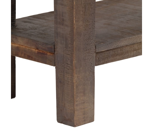 Mesa consola de madera maciza vintage 118x30x80 cm