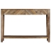 Mesa consola de madera maciza de mango 118x30x80 cm