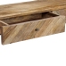 Mesa consola de madera maciza de mango 118x30x80 cm