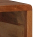 Mesa de centro con cajón tallado madera maciza 100x50x40 cm