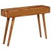 Mesa consola cajones tallados madera maciza acacia 118x30x80cm