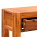 Mesa consola de madera maciza de acacia 86x30x75 cm