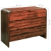 Mueble de cajones madera acacia maciza 90x37x75 cm