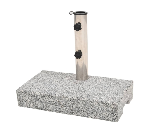 Base de sombrilla de granito rectangular 25 kg