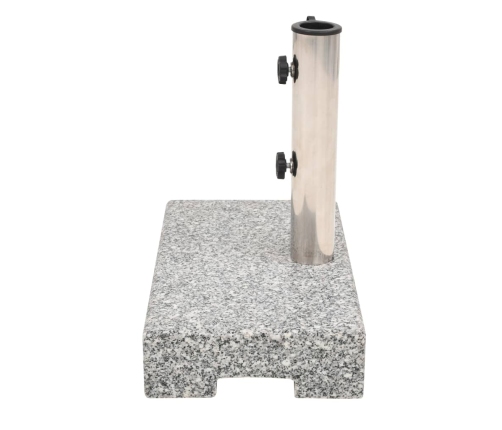 Base de sombrilla de granito rectangular 25 kg