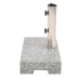 Base de sombrilla de granito rectangular 25 kg