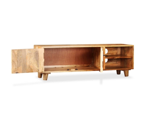 vidaXL Mueble para TV de madera maciza de mango 118x35x40 cm