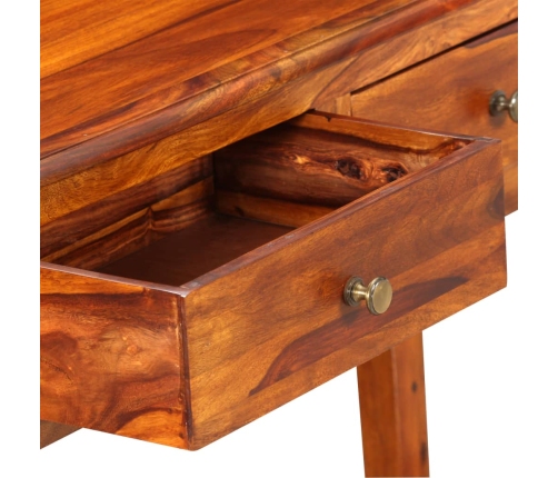 Mesa consola de madera maciza de sheesham 90x32x76 cm