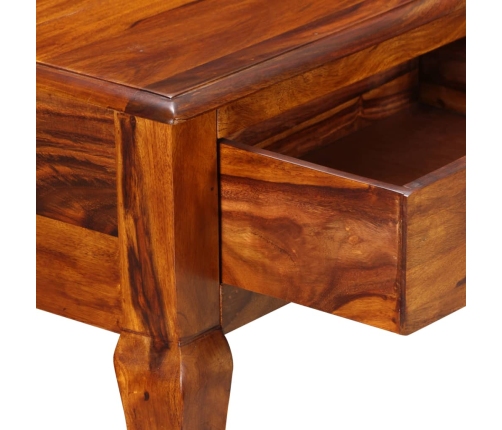 Mesa consola de madera maciza de sheesham 90x32x76 cm