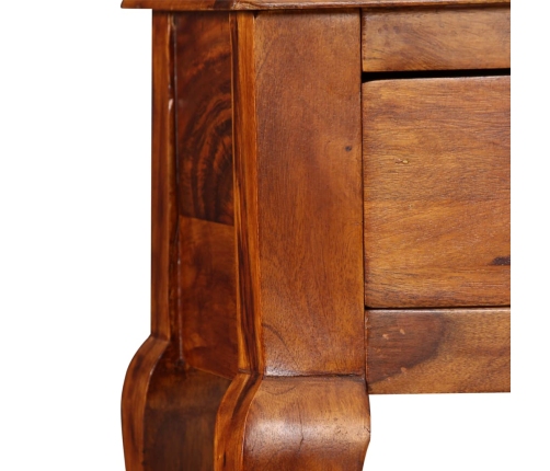 Mesa consola de madera maciza de sheesham 90x32x76 cm