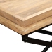 Mesa consola de madera de mango maciza 130x40x80 cm