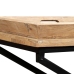 Mesa consola de madera de mango maciza 130x40x80 cm