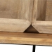 Mesa de centro de madera maciza de mango 110x55x42 cm