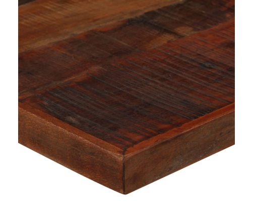 Mesa de bar madera maciza reciclada marrón oscuro 120x60x107 cm