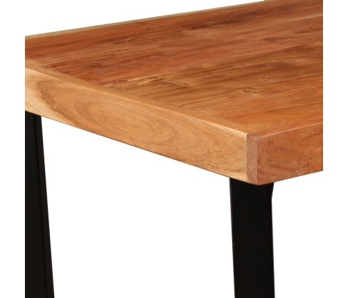 Mesa de bar de madera maciza de acacia 60x60x107 cm