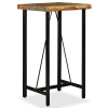 vidaXL Mesa de bar de madera maciza reciclada 60x60x107 cm