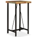 vidaXL Mesa de bar de madera maciza reciclada 60x60x107 cm