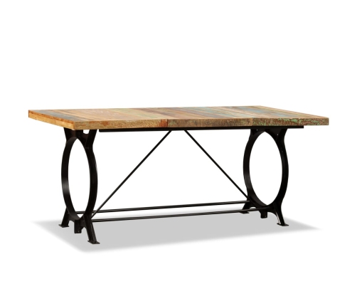 Mesa de comedor de madera maciza reciclada 180 cm