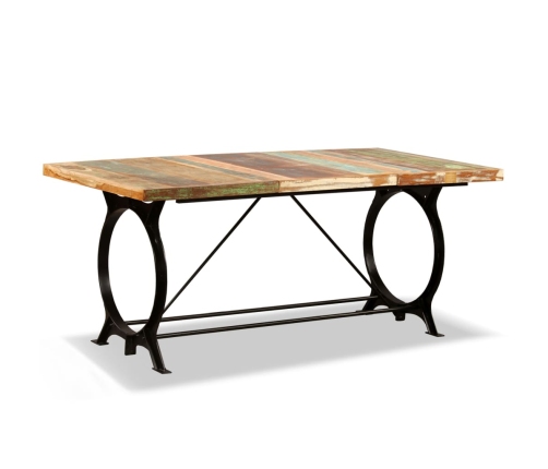 Mesa de comedor de madera maciza reciclada 180 cm