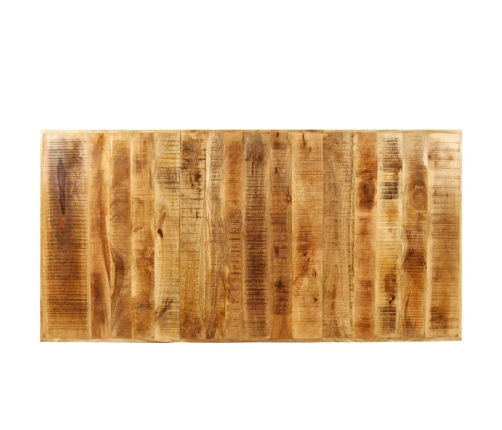 Mesa de comedor de madera maciza de mango rugosa 180 cm