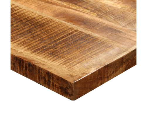 Mesa de comedor de madera maciza de mango rugosa 180 cm