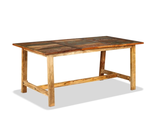 Mesa de comedor de madera maciza reciclada 180 cm