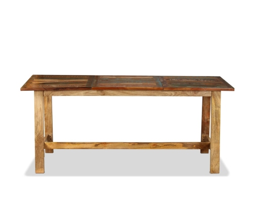 Mesa de comedor de madera maciza reciclada 180 cm