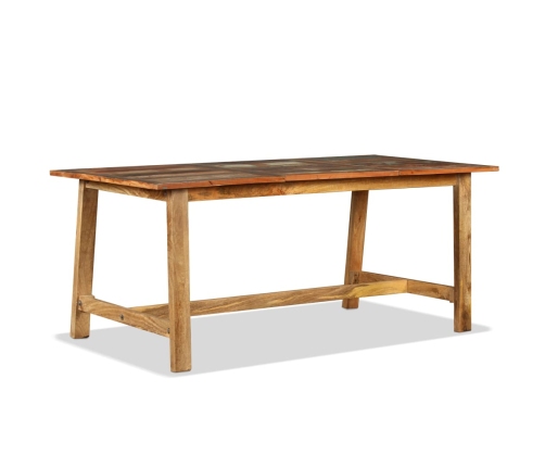 Mesa de comedor de madera maciza reciclada 180 cm