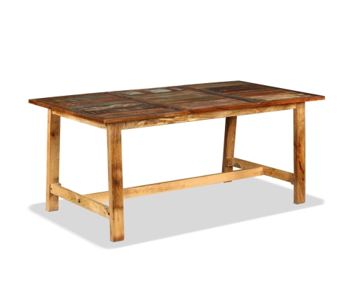 Mesa de comedor de madera maciza reciclada 180 cm