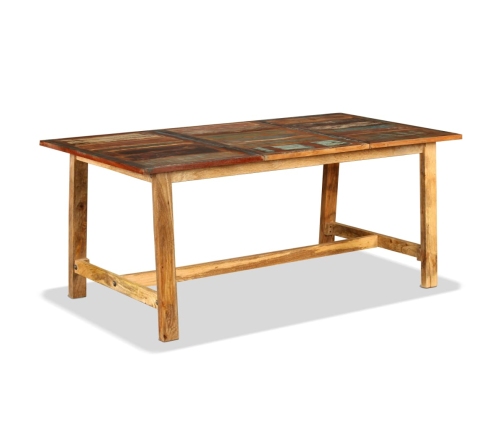 Mesa de comedor de madera maciza reciclada 180 cm