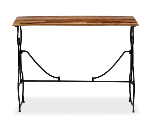 Mesa consola de madera maciza de sheesham 100x40x75 cm