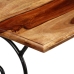 Mesa consola de madera maciza de sheesham 100x40x75 cm